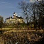 Výlet u zámku v Raduni. Konec  února.